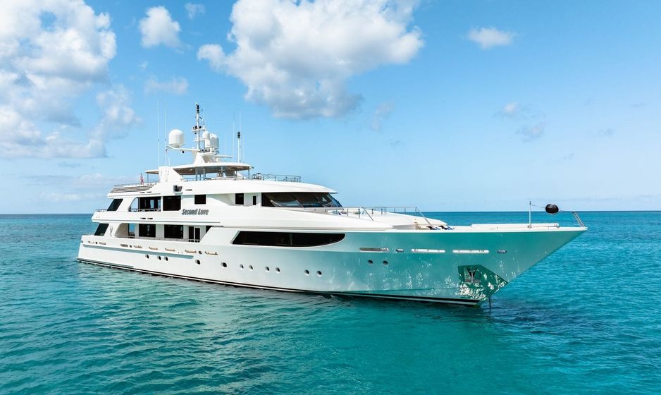 Westport superyacht SECOND LOVE joins Caribbean yacht charter fleet following refit