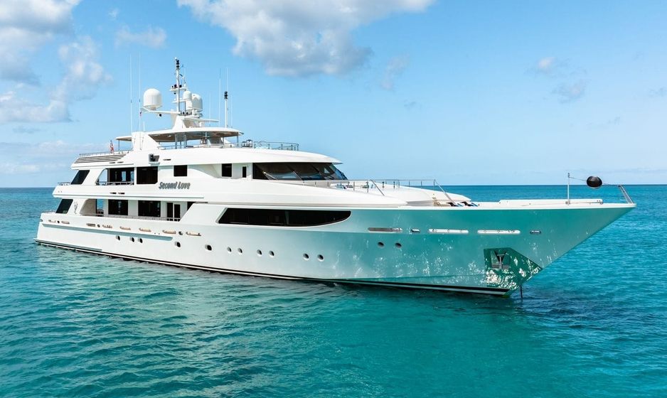 Westport superyacht SECOND LOVE joins Caribbean yacht charter fleet following refit